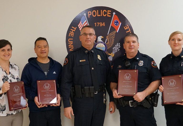 UTPD Honors Employees Of The Year : Police Department