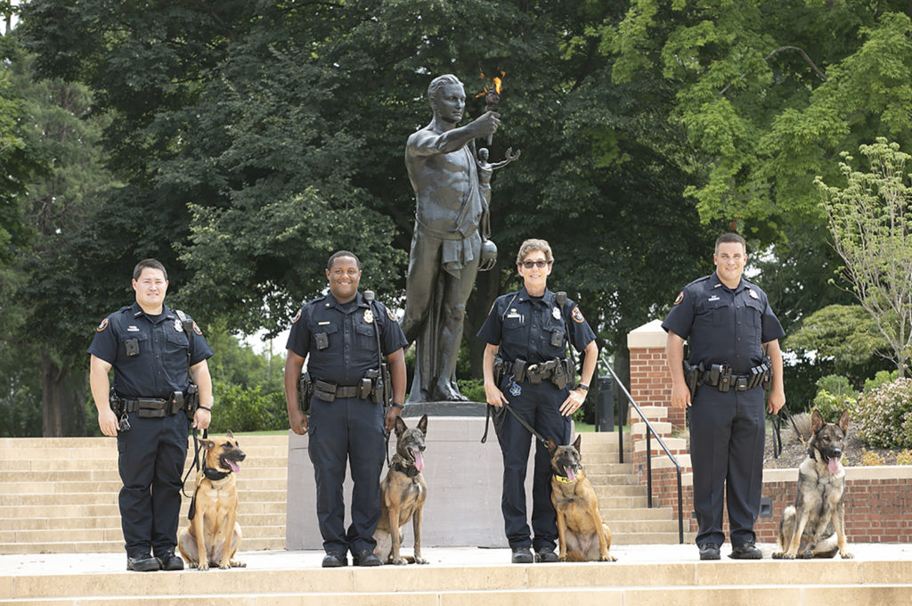 We went from two K9s to four! https://safety.utk.edu/police/2018/07/16/ut-police-department-expands-k-9-program
