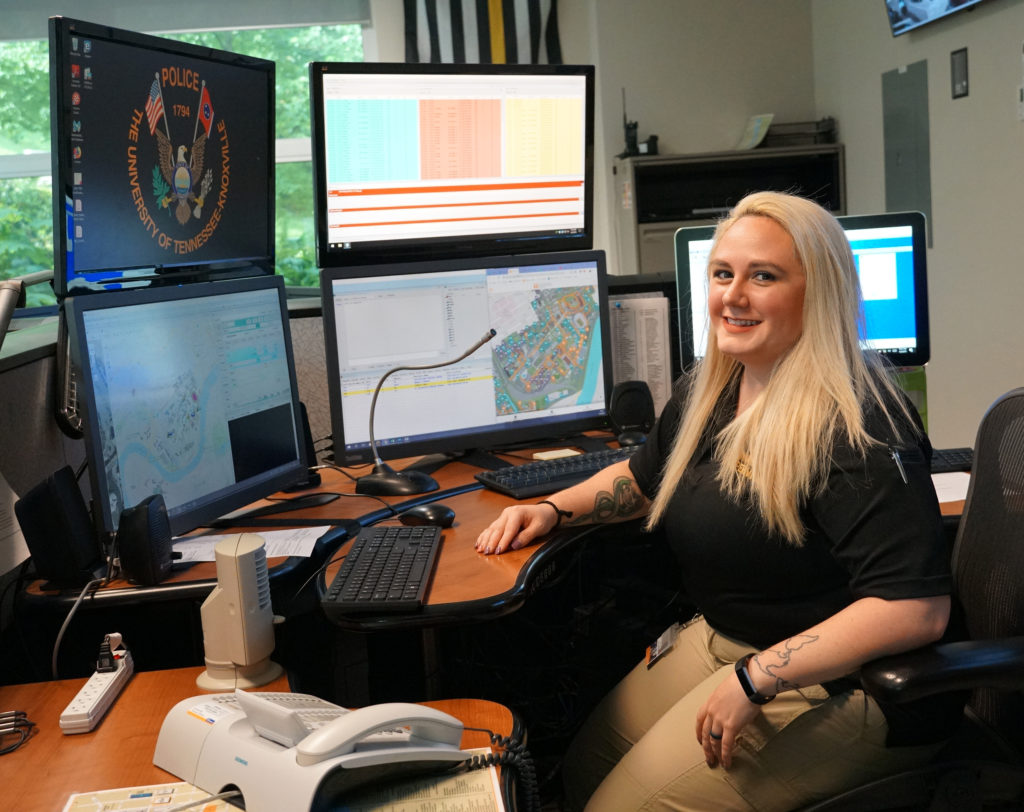 Krista Adamsky, a dispatch communications supervisor, graduated with an online bachelor’s in integrated studies from UT Chattanooga.