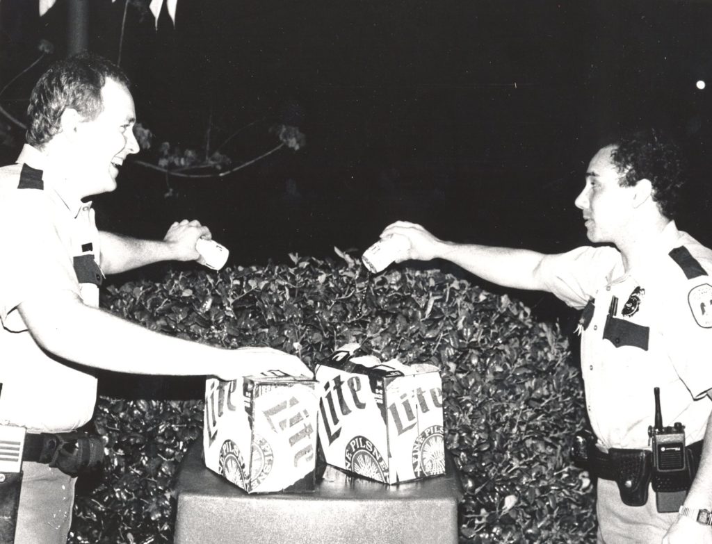 Before moving to its current location, the UT Police Department was situated on UT Drive between Volunteer Boulevard and Andy Holt Avenue. A bush at the corner of the building, where officers poured out beer and other alcoholic beverages confiscated from students and the general public, came to be known as the booze bush. 