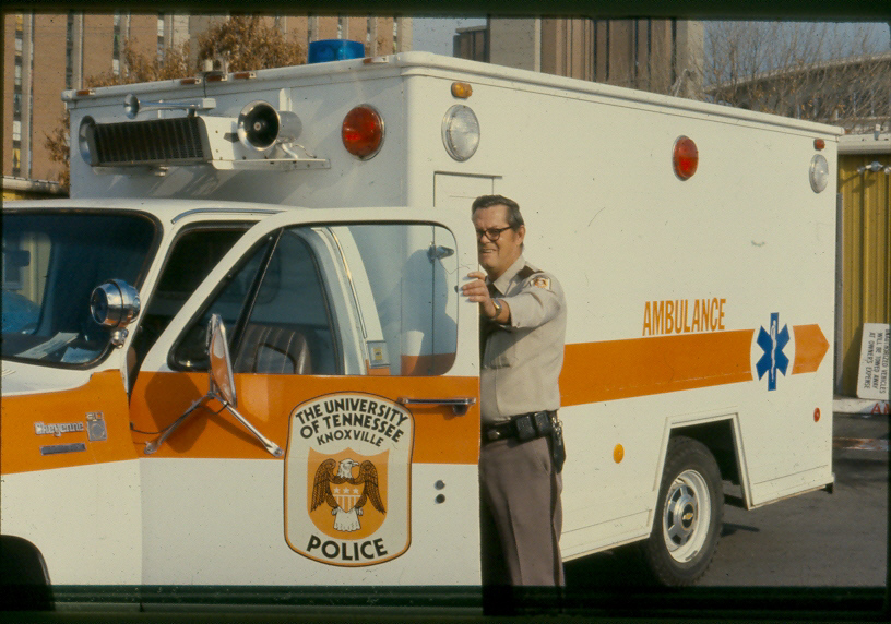 There was a time when UT Police Department officers also functioned as paramedics and Emergency Medical Technicians. UTPD operated an ambulance service from the late 1960s to about 1990.