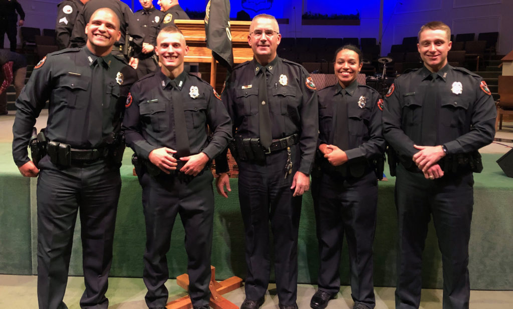 Friday's graduating class of UTPD officers