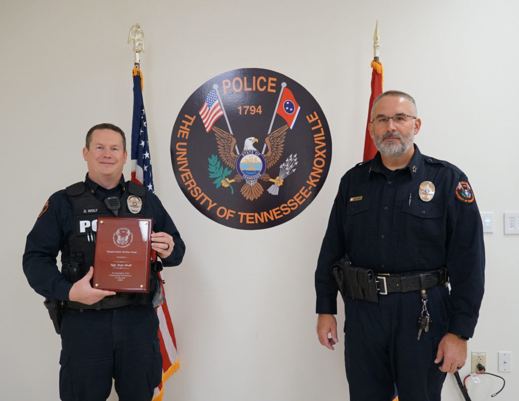 Sergeant Dale Wolf is the 2020 Supervisor of the Year.
