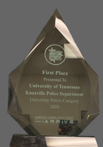 UTPD's first place award.