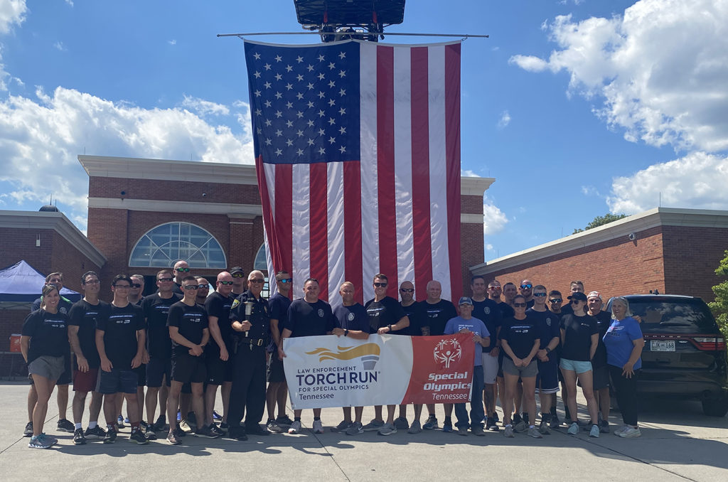 In addition to UTPD, the East Tennessee portion of the Law Enforcement Torch Run also featured the Lenoir City Police Department, Alcoa Police Department and the Maryville Police Department.