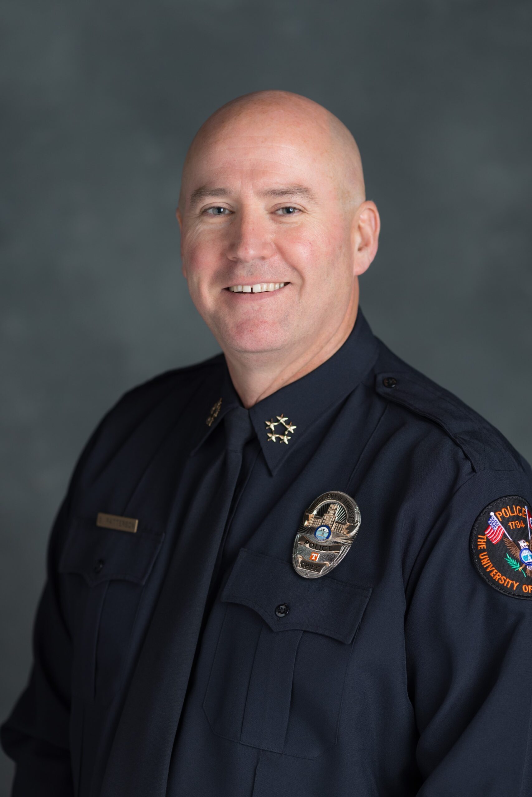 Patterson promoted to Chief of UTPD : Police Department